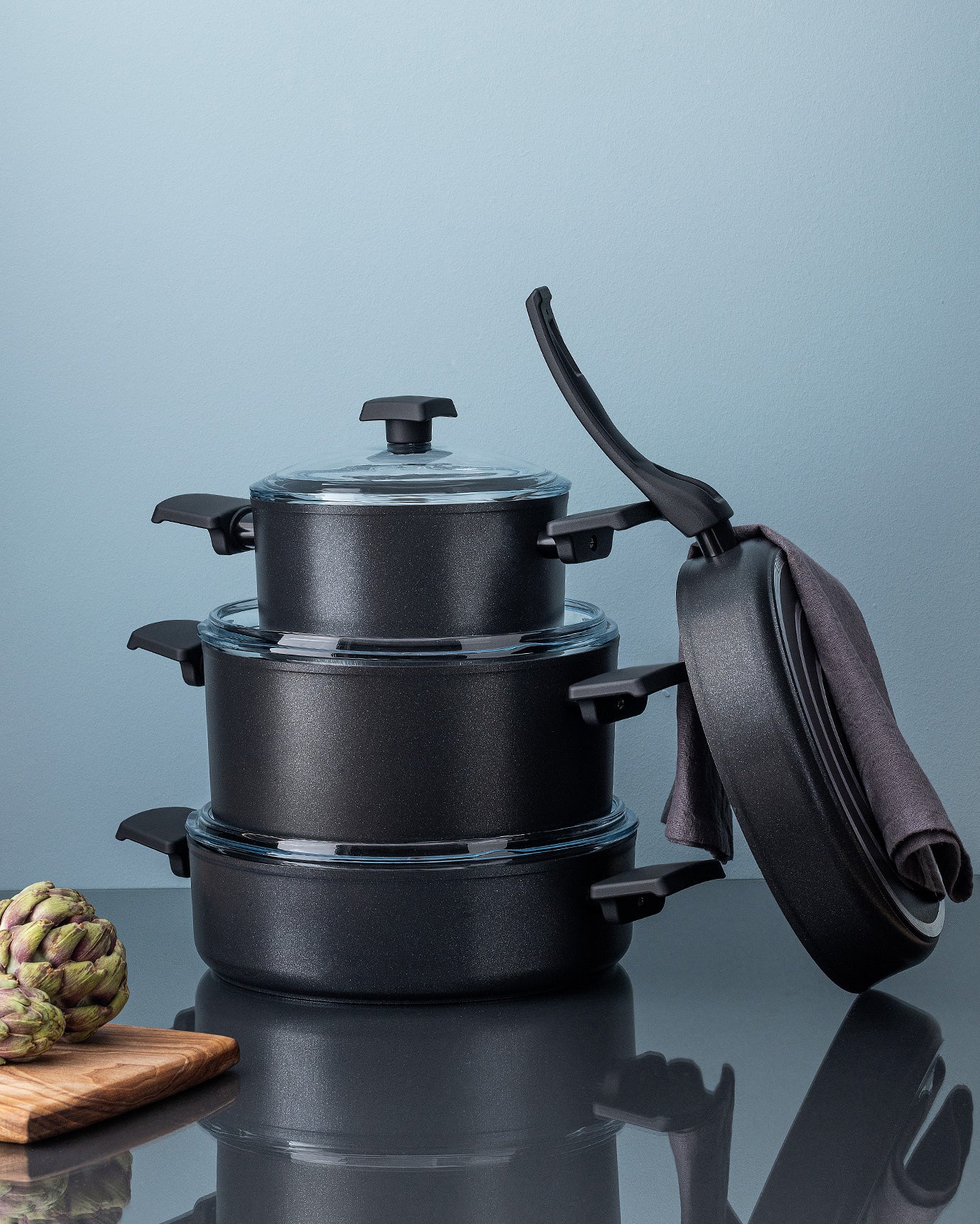Titanium Profesional  Cookware Set - Madame Coco JO