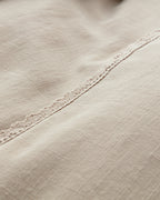 Tracey King Size Linen Look Washed Duvet Cover Set - Madame Coco JO