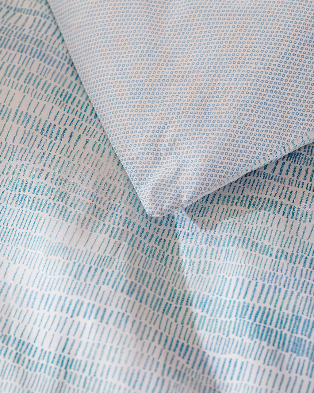Pinot King Size Fitted  Duvet Cover Set - Ranforce Patterned - Madame Coco JO