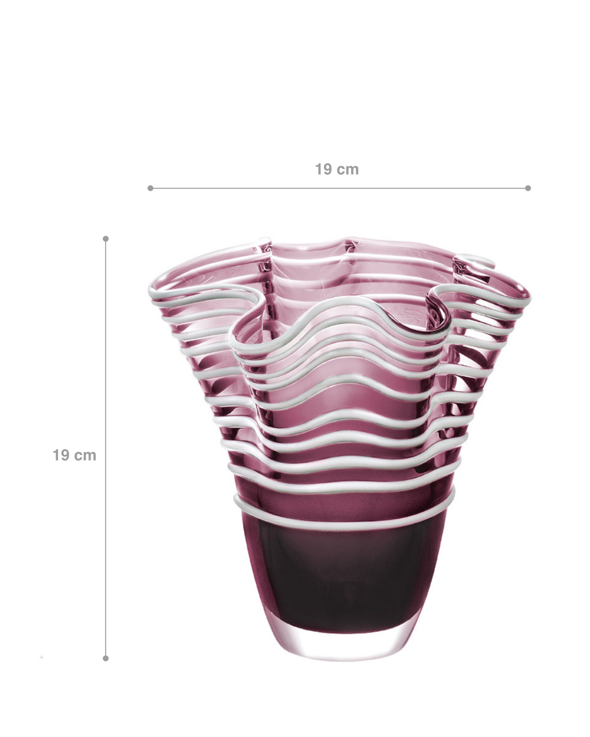 Honfleur Handmade Glass Vase - Small Size - Madame Coco JO
