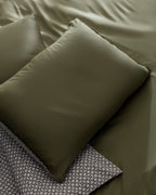 Dennie King Size Printed Satin Duvet Cover Set - Madame Coco JO