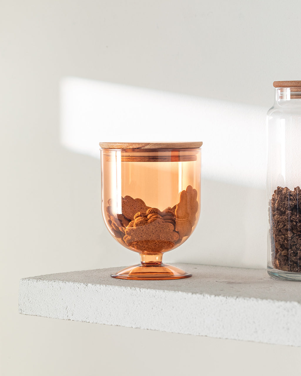 Storage Box With Wooden Lid 900ml - Madame Coco JO