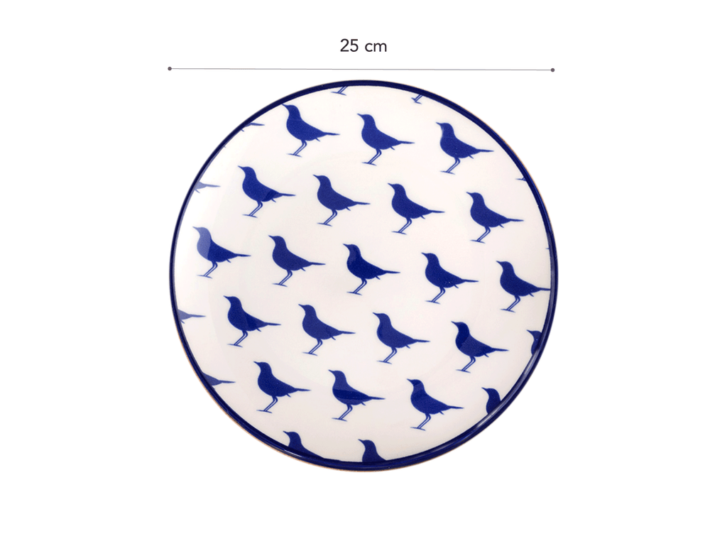 Rêve Bleu Sérénité Dessert Plate 25 Cm - Madame Coco JO