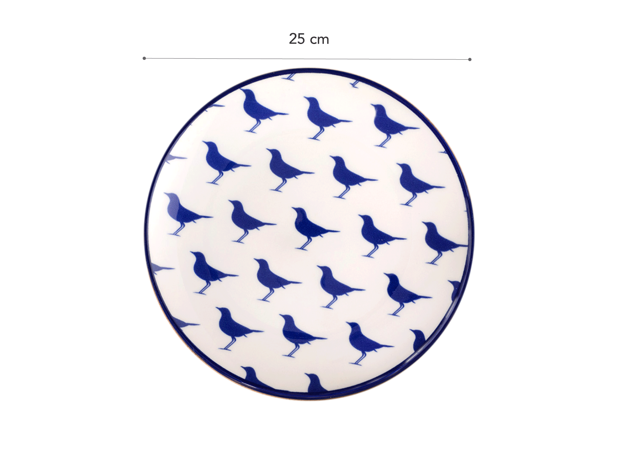 Rêve Bleu Sérénité Dessert Plate 25 Cm - Madame Coco JO