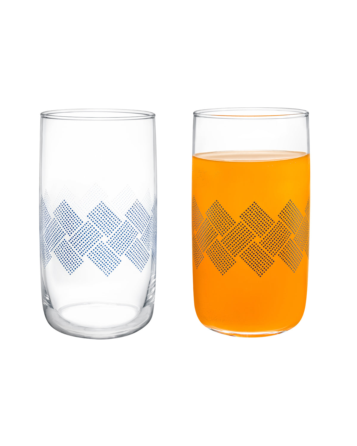 Musette-blue Rugs4-piece Beverage Glass Set - Madame Coco JO