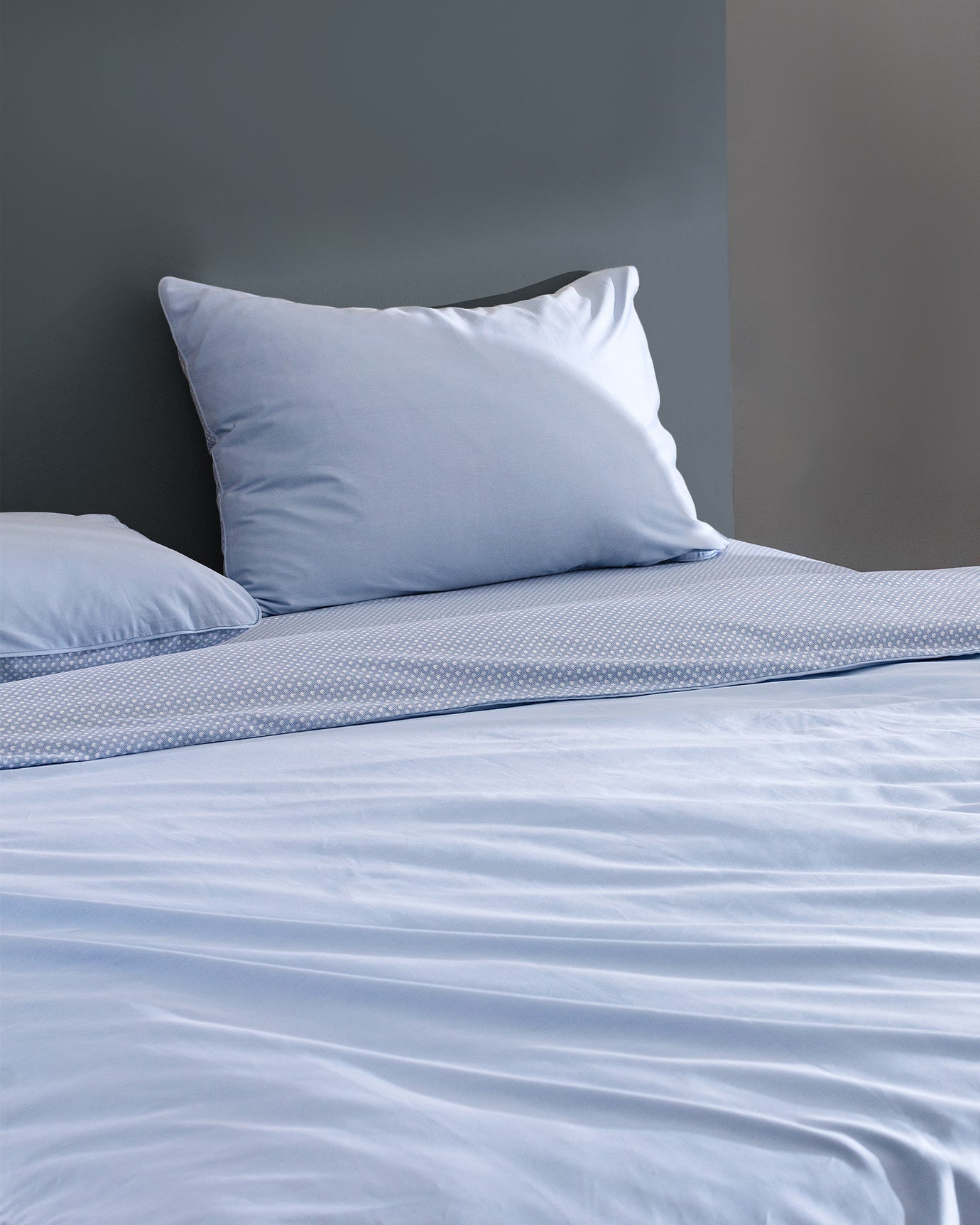 Clodia King Size Printed Satin Duvet Cover Set - Madame Coco JO