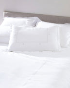 Lilas King Size Duvet Cover Set - Embroidered - Satin - Madame Coco JO