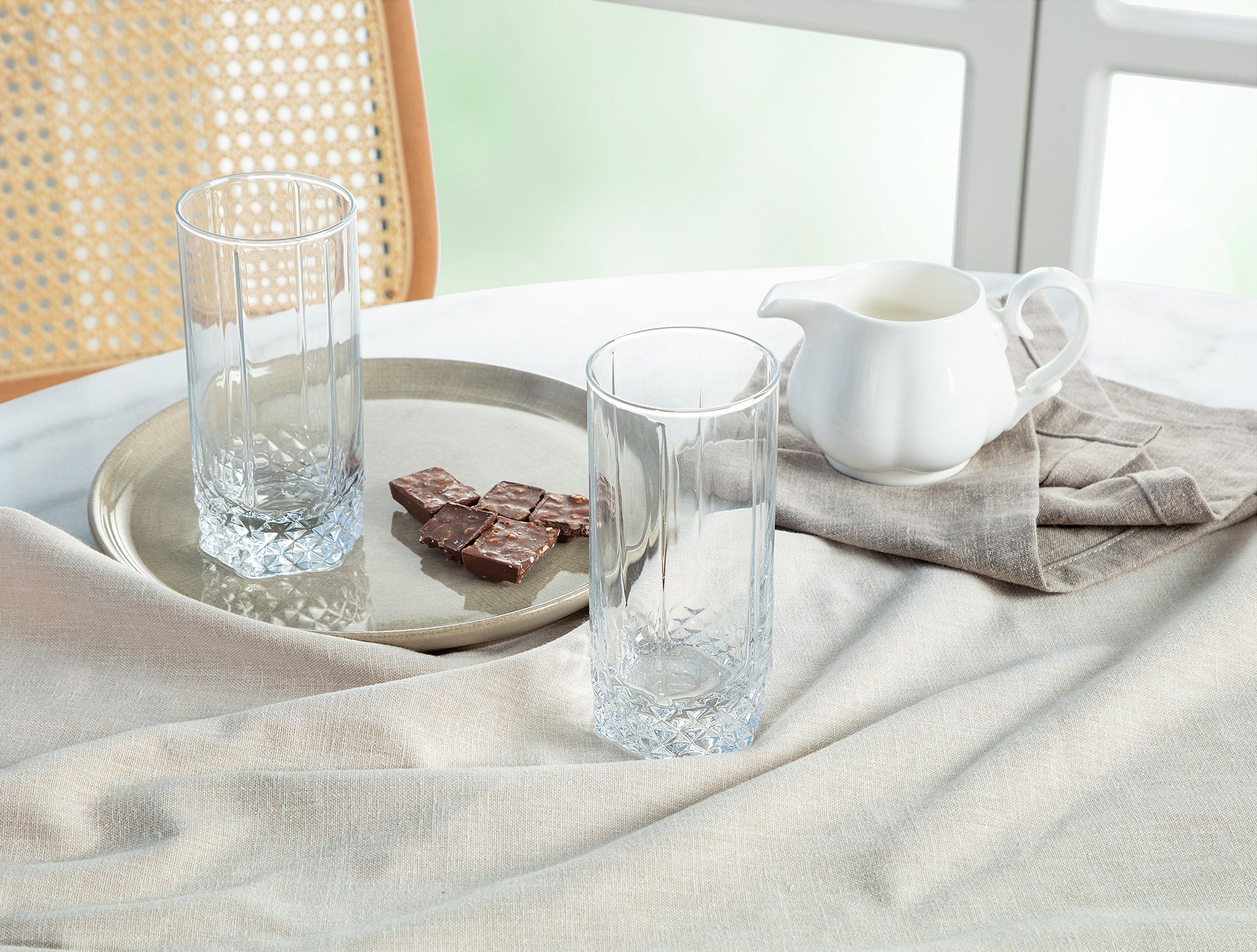 Pamella 4-piece Water Glass Set - Madame Coco JO
