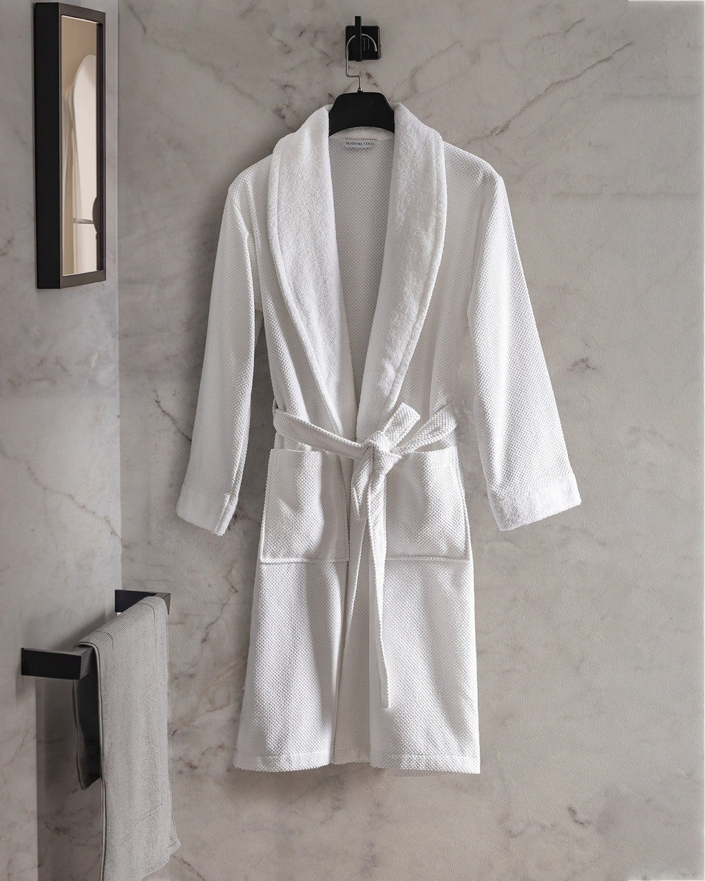 Riz Şalyaka Unisex Bornoz - Madame Coco JO