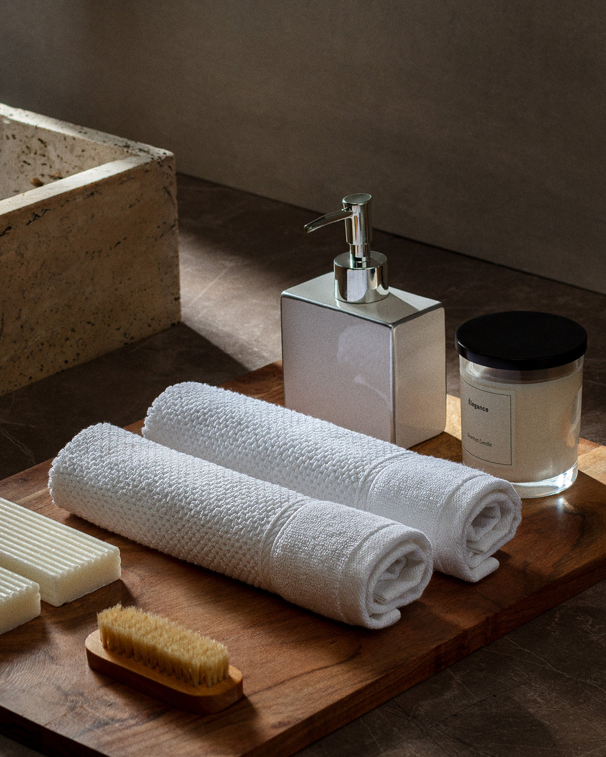 Riz 2 Pack Jacquard Hand Towel - Madame Coco JO