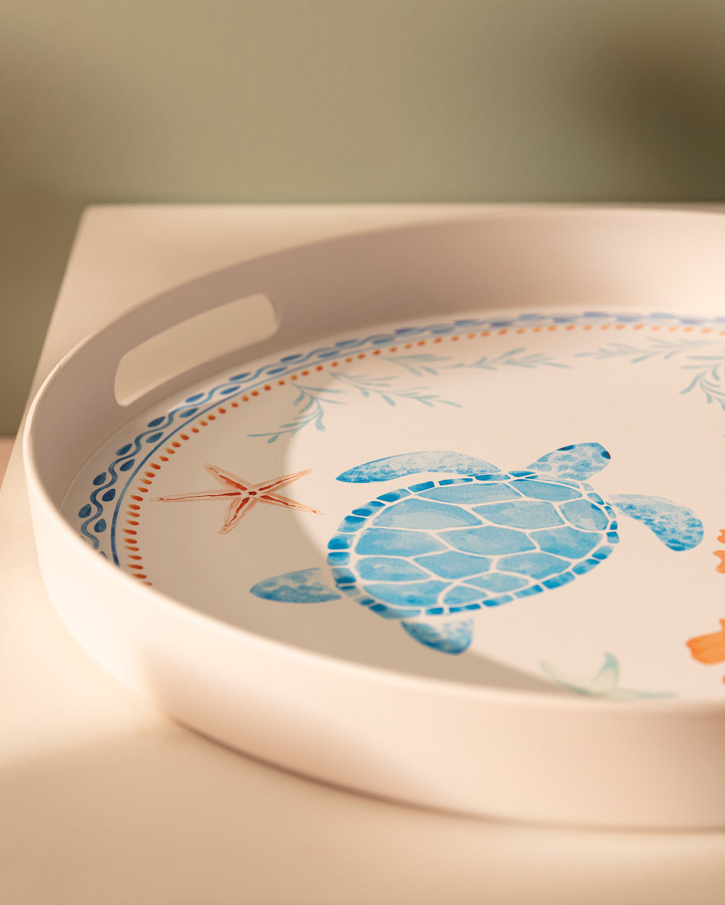Turtle Round Tray - Madame Coco JO