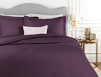 Elicia Super King Striped Satin Duvet Cover Set - Madame Coco JO