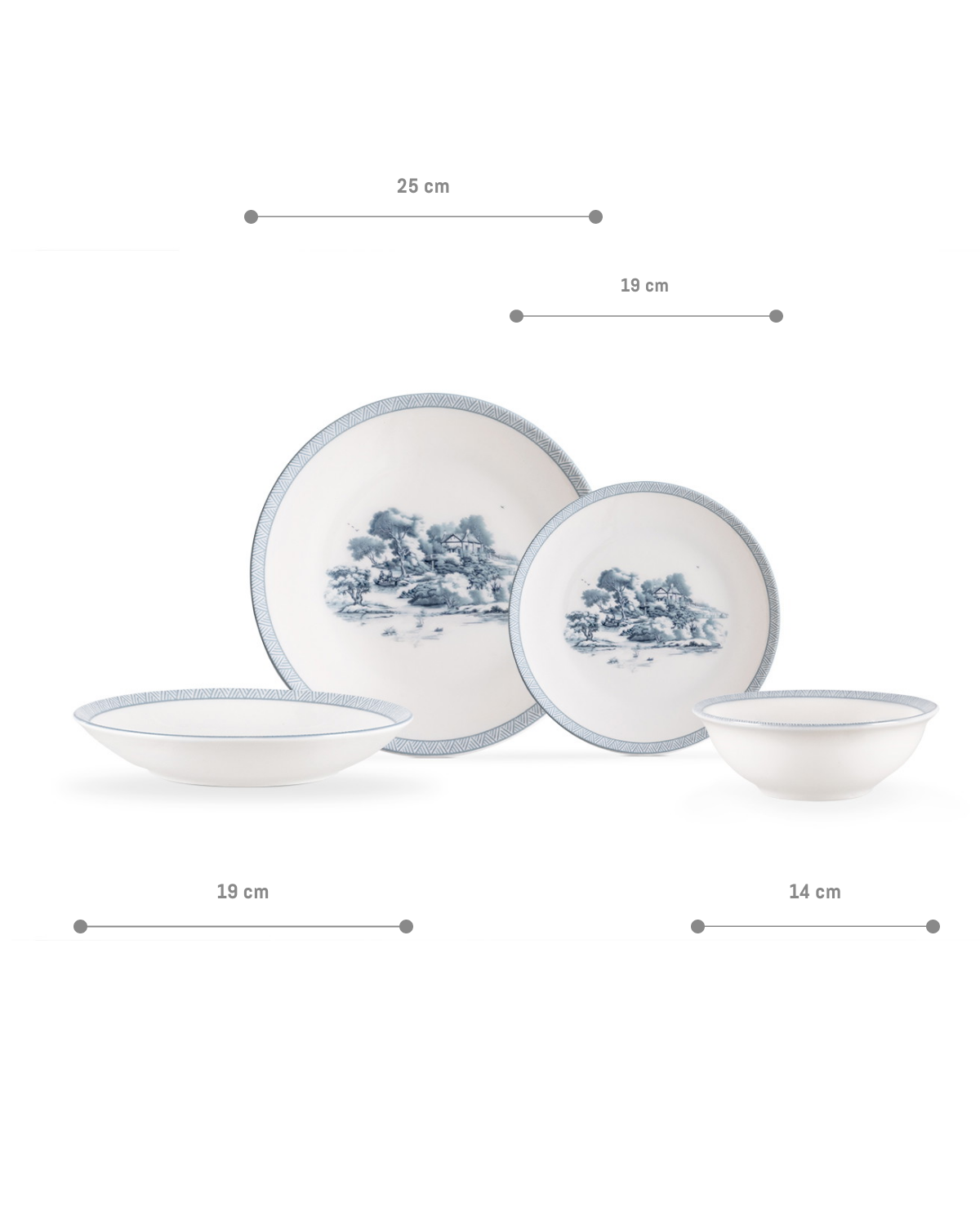 Marcel Dinner Set 24 Pcs - Madame Coco JO