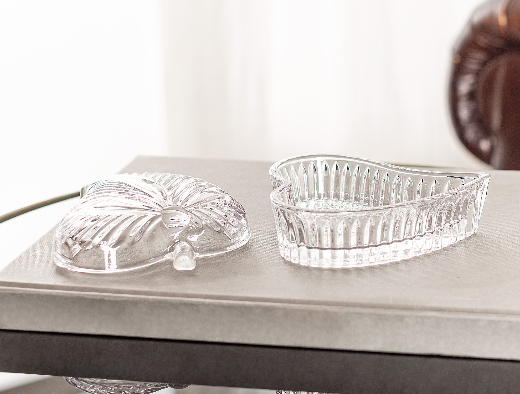 Lucca Glass Sugar Bowl With Lid - Madame Coco JO