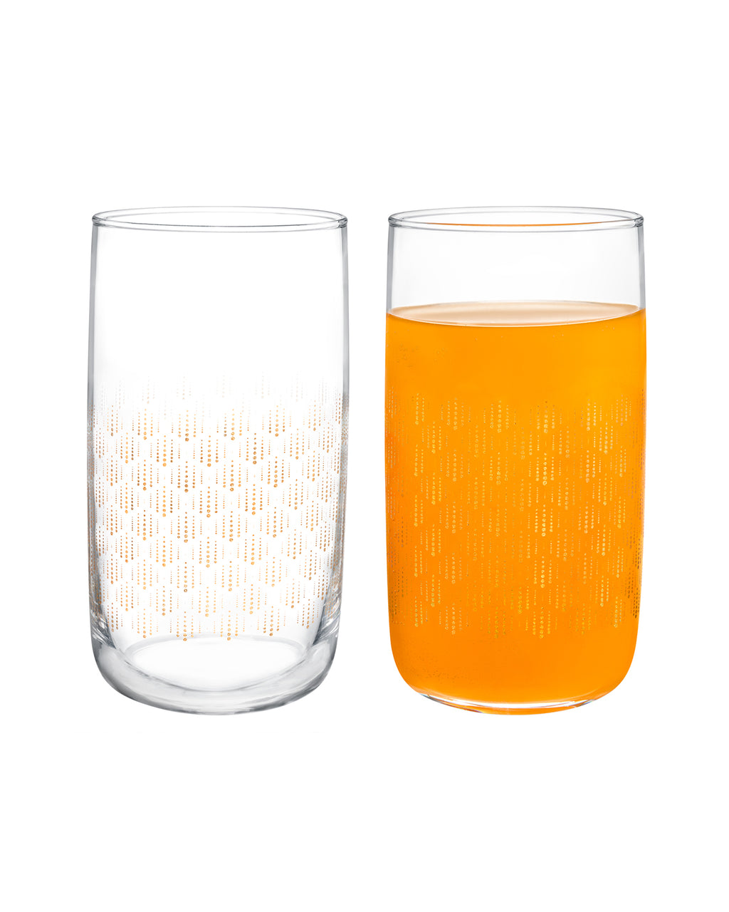 Musette-golden Rain 4-piece Beverage Glass Set - Madame Coco JO