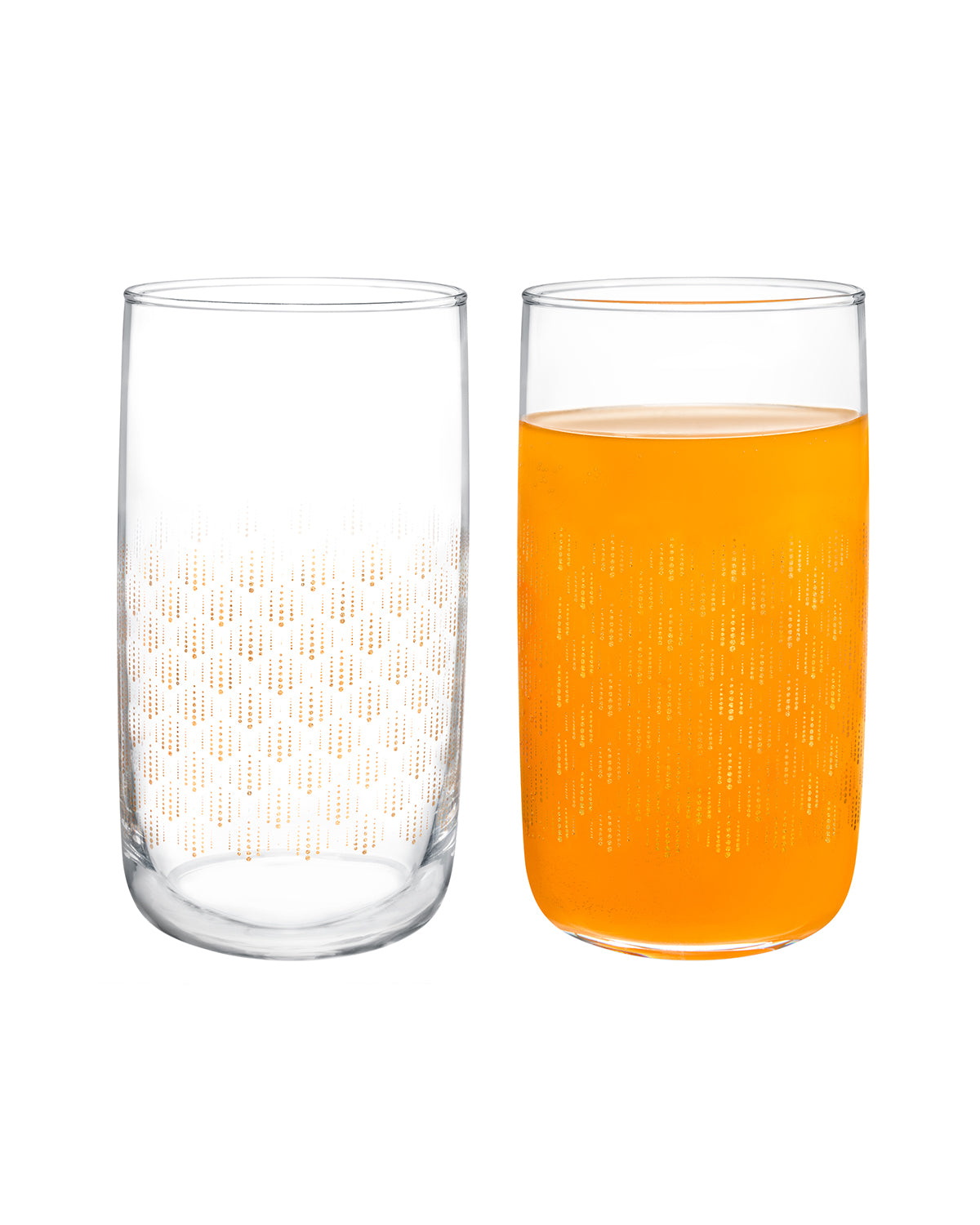 Musette-golden Rain 4-piece Beverage Glass Set - Madame Coco JO