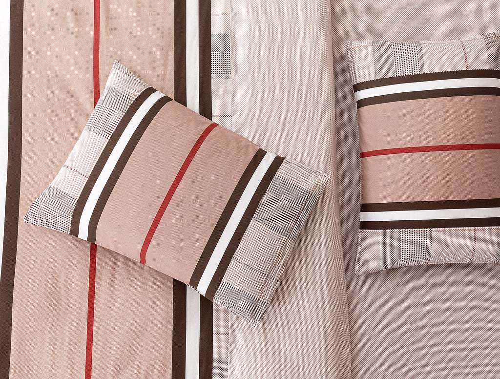 Leeroy Single Size Duvet Cover Set - Ranforce Patterned - Madame Coco JO