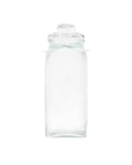 Odetta Glass Str Jar Square 1450ml - Madame Coco JO