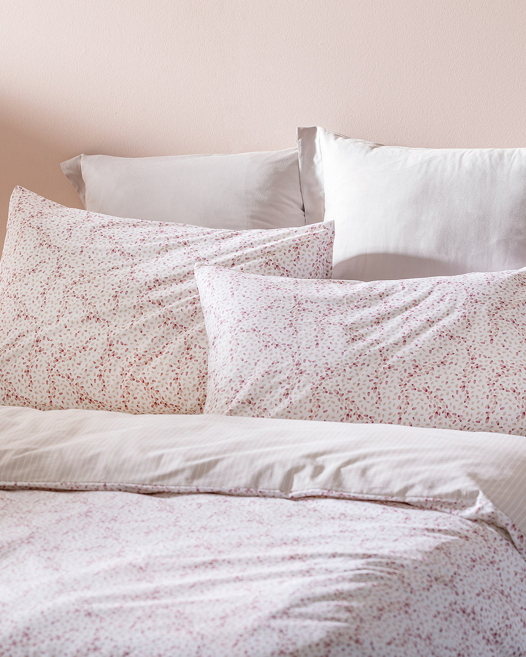 Octave Single Size Fitted Duvet Cover Set - Ranforce Patterned - Madame Coco JO