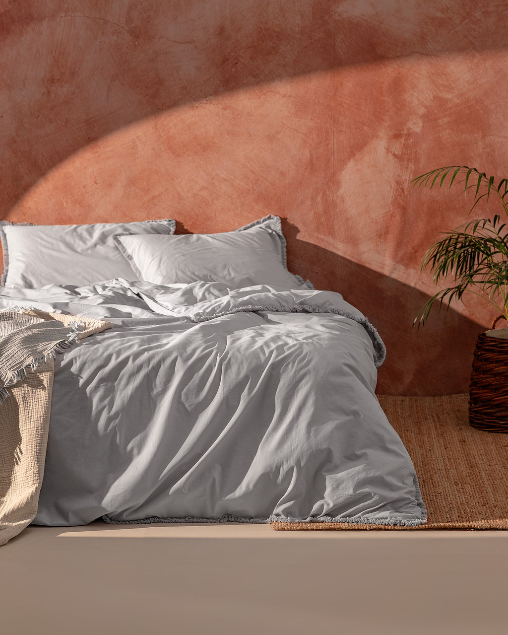 Sona Double Size Tasselled Duvet Cover Set - Madame Coco JO