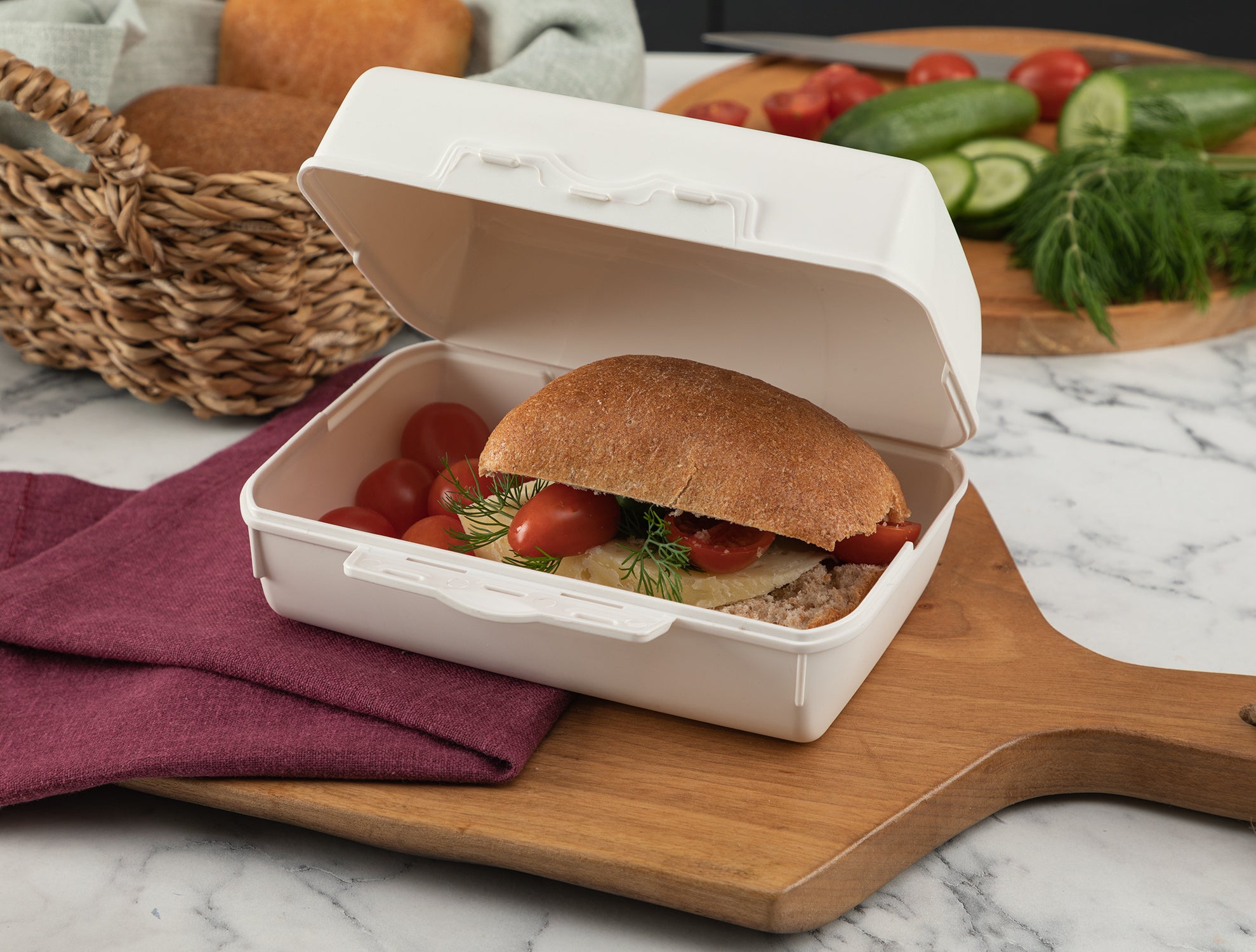 Yvonna Narrow Lunch Box - Madame Coco JO