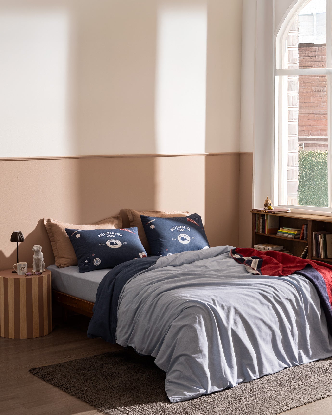 Ruben Double Size Duvet Cover Set - Ranforce Patterned - Madame Coco JO