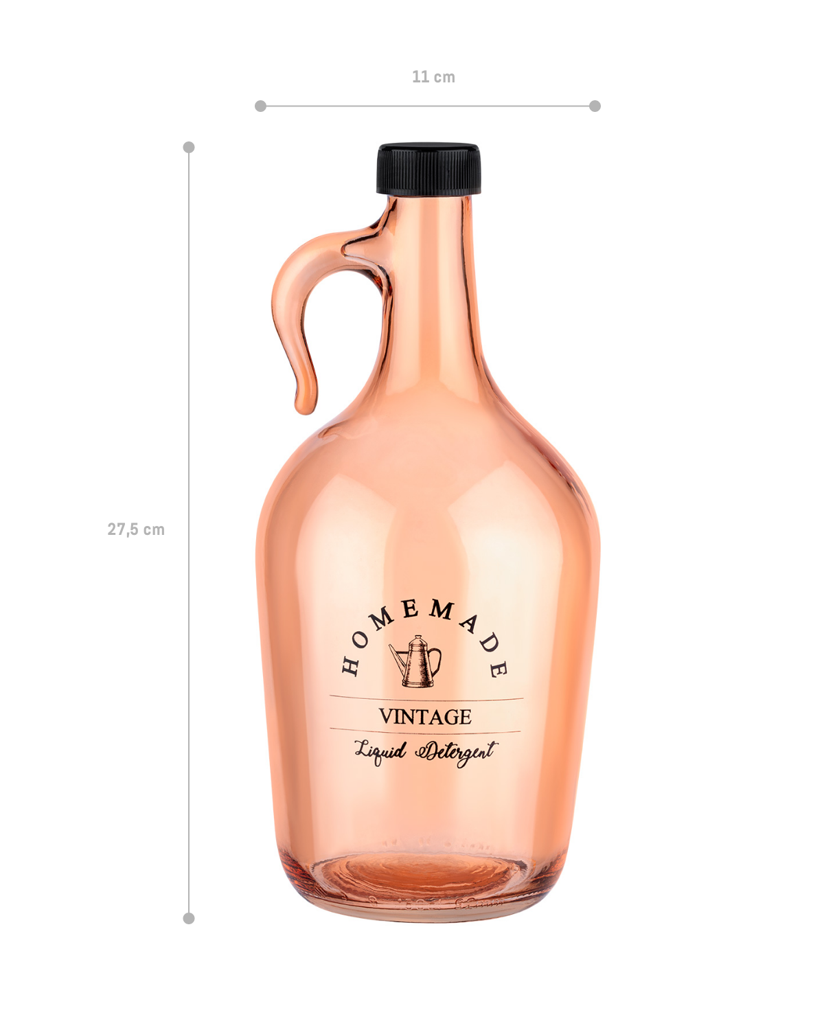 Maud Gallon Glass Detergent Bottle - Madame Coco JO