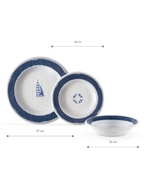 Delron 18 Pcs Dinner Set - Madame Coco JO