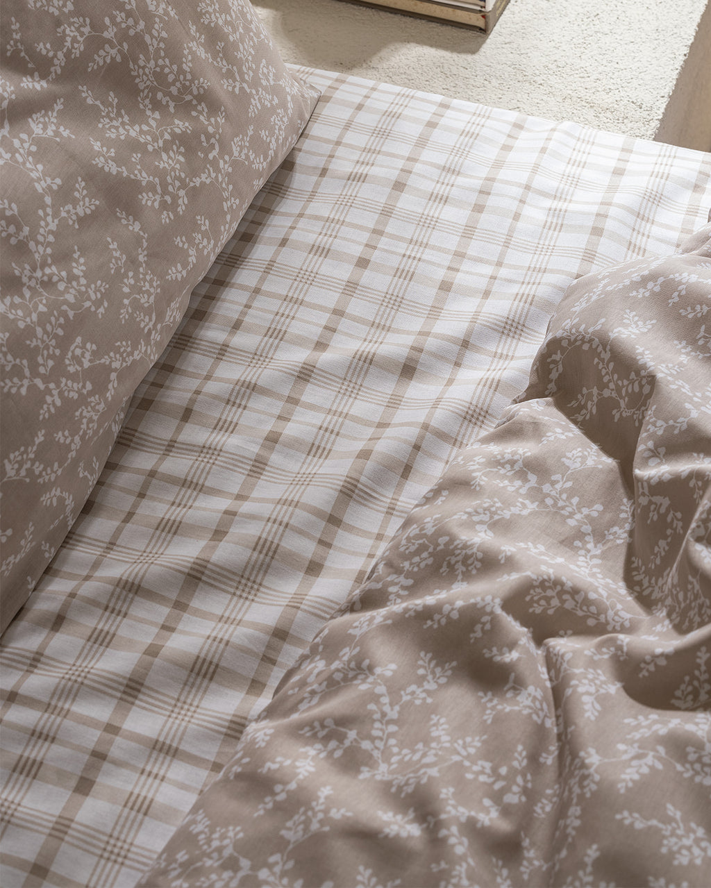Garde Kıng Sıze Duvet Cover Set - Ranforce Patterned - Madame Coco JO