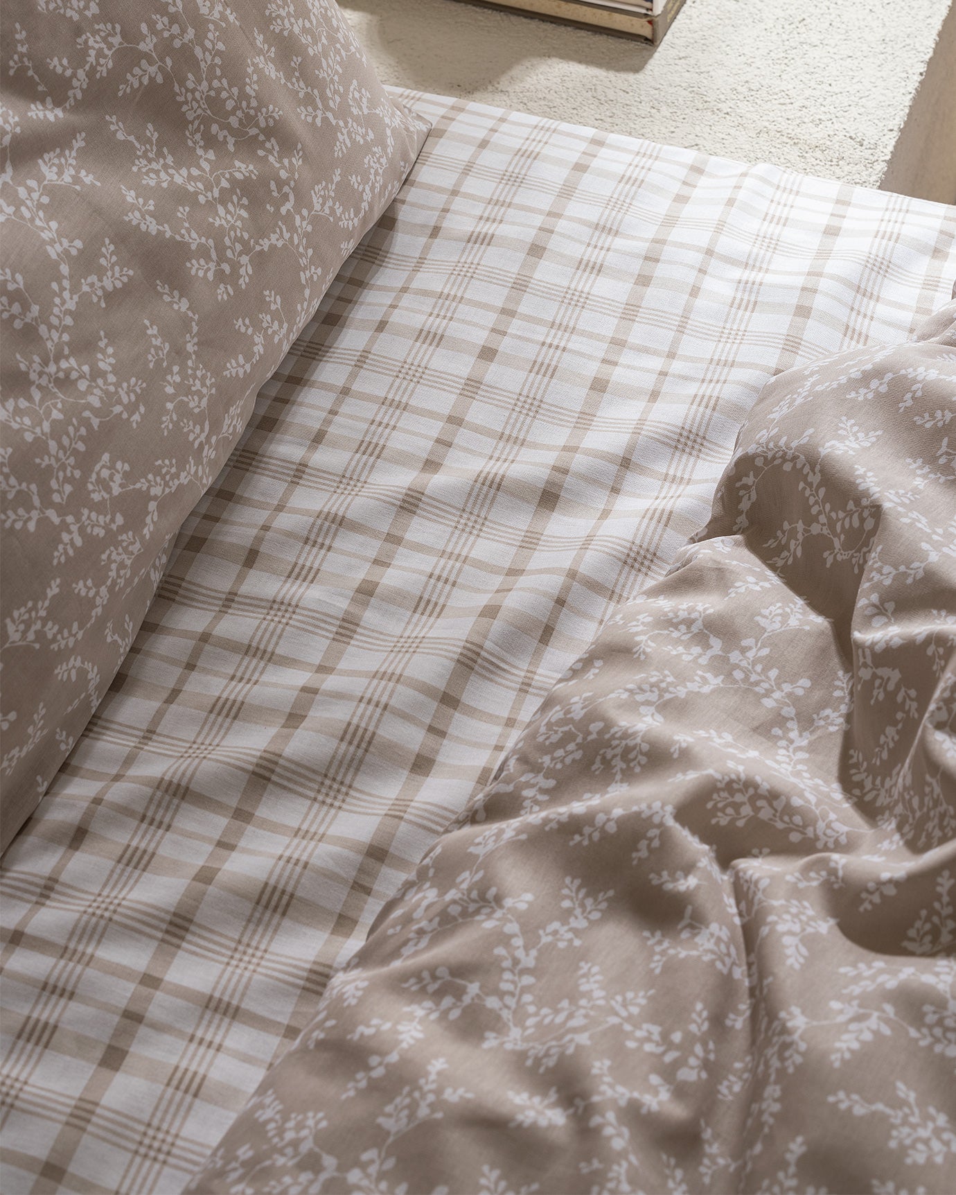 Garde Kıng Sıze Duvet Cover Set - Ranforce Patterned - Madame Coco JO