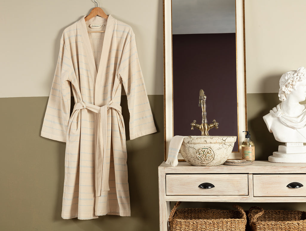 Damien Naturel Kimono Unisex Bornoz - Madame Coco JO