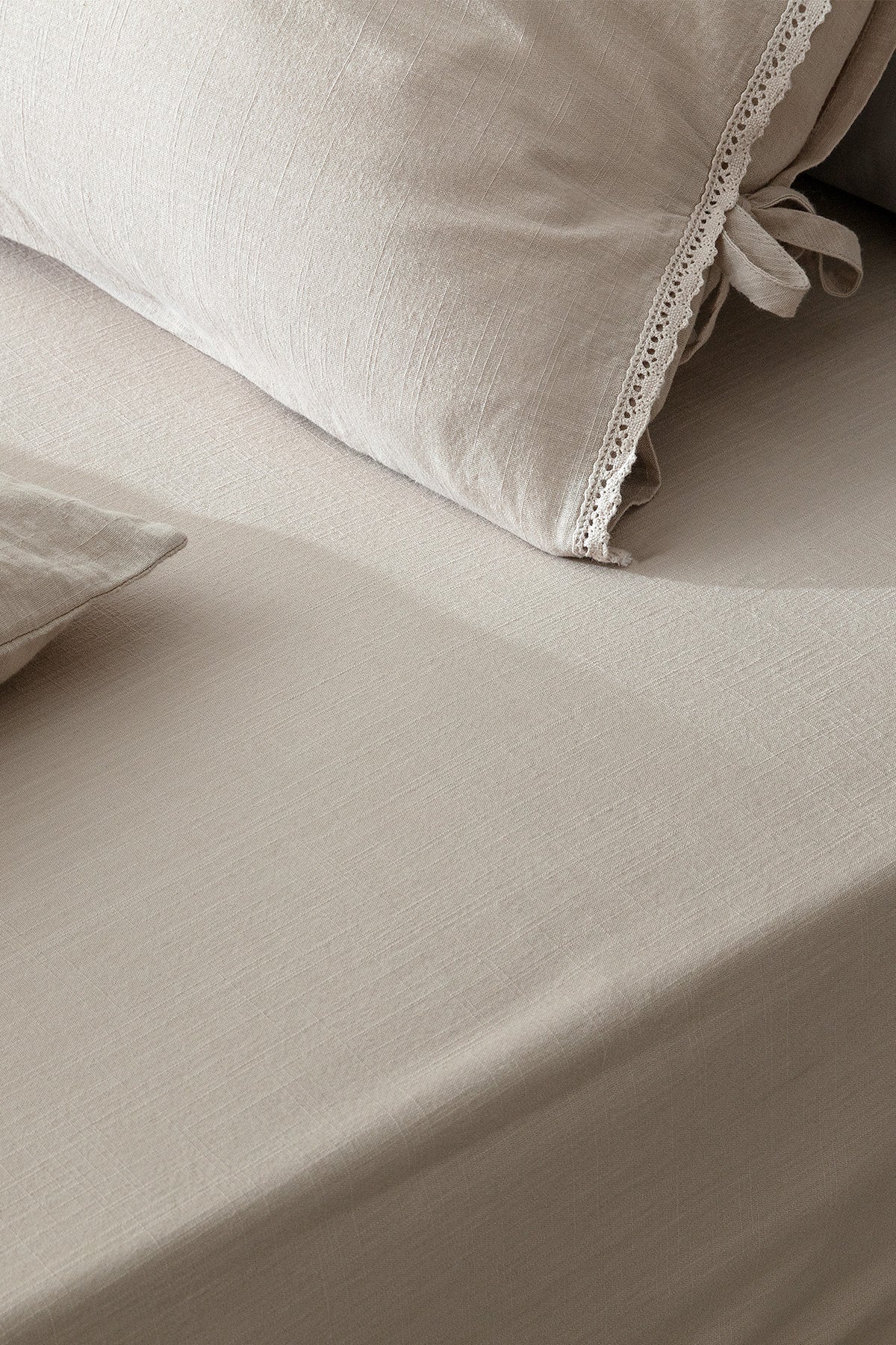 Tracey Super King Size Size Linen Look Washed Duvet Cover Set - Madame Coco JO