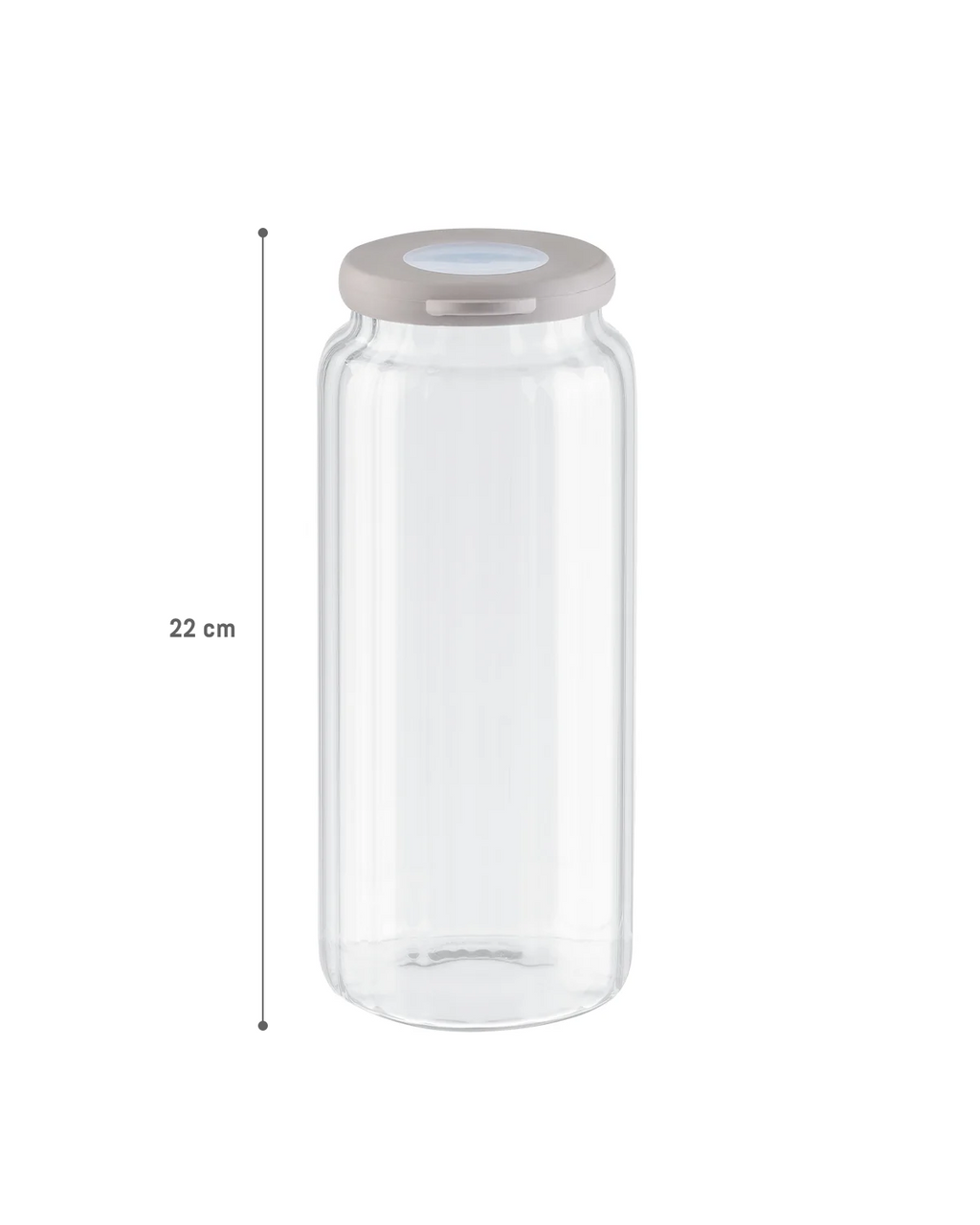 Voyana Optical Borosilicate Glass Jar 22cm - Madame Coco JO