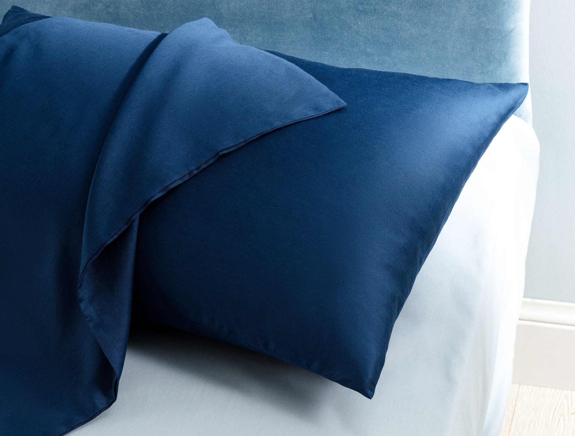 Ciel Satin Plain Pillowcase - Madame Coco JO