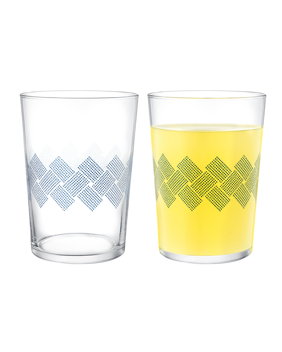 Pierretta-blue Rugs 4-piece Beverage Glass Set - Madame Coco JO
