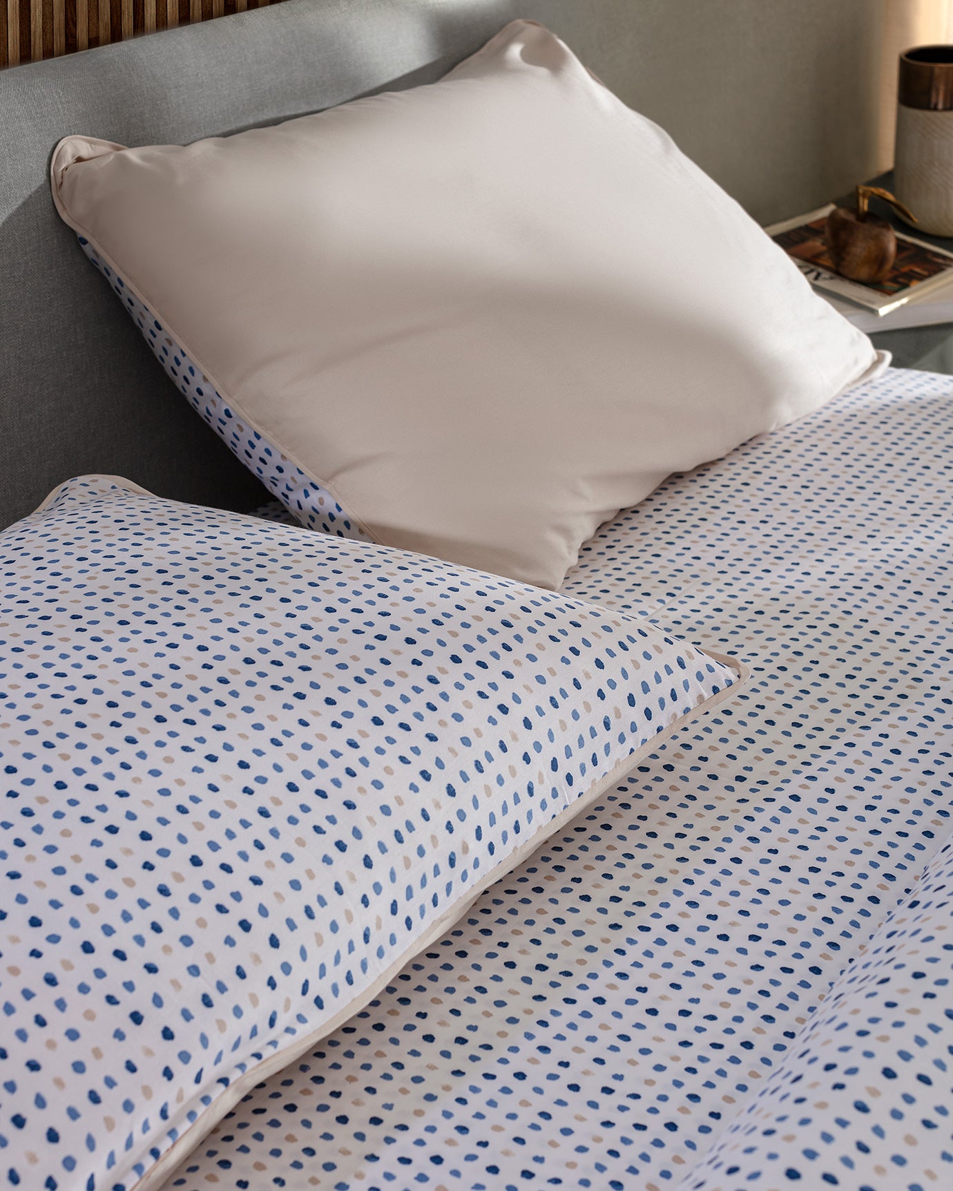 Bern King Size Printed Satin Duvet Cover Set - Madame Coco JO