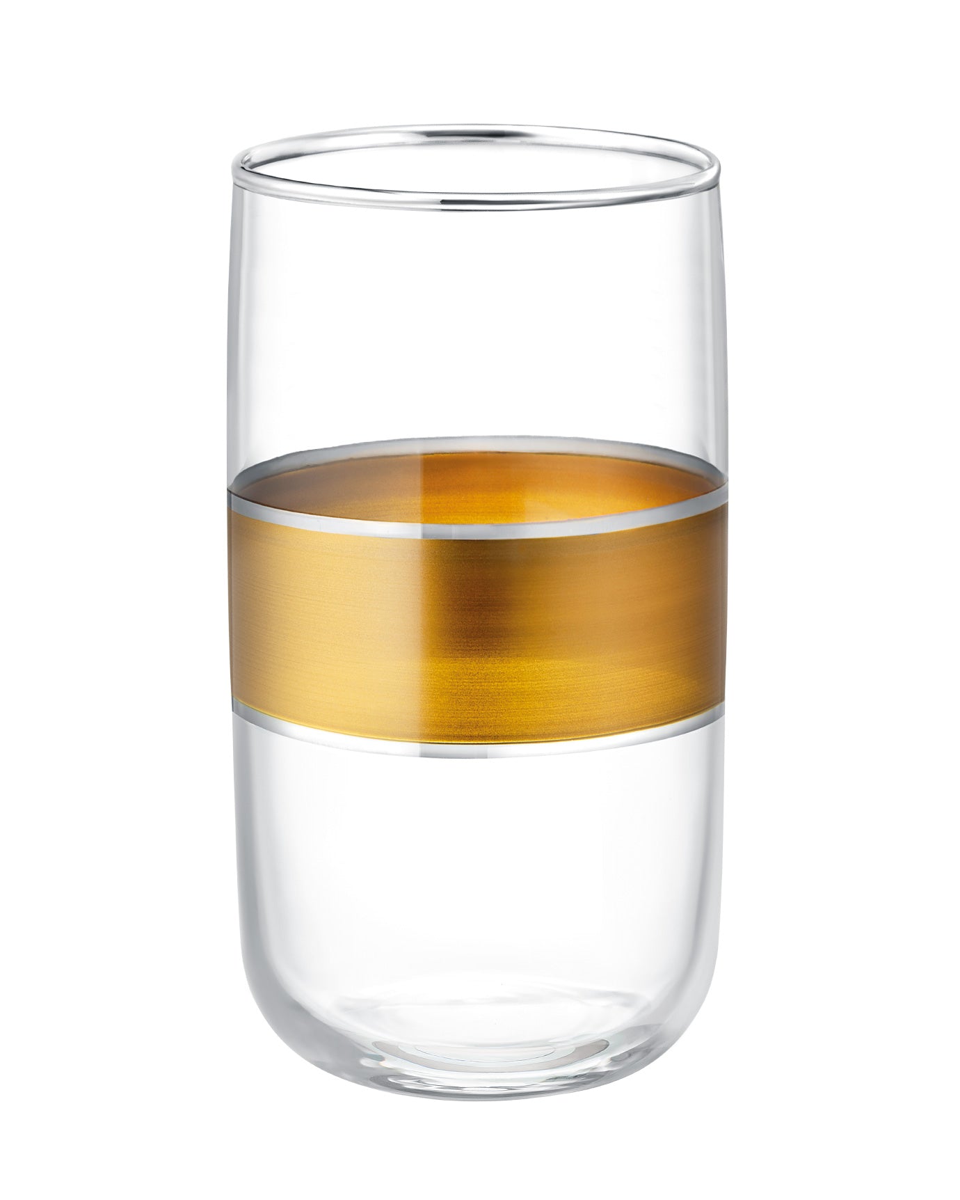 Musette - Heike Gold 4-piece Beverage Glass Set - 365ml - Madame Coco JO