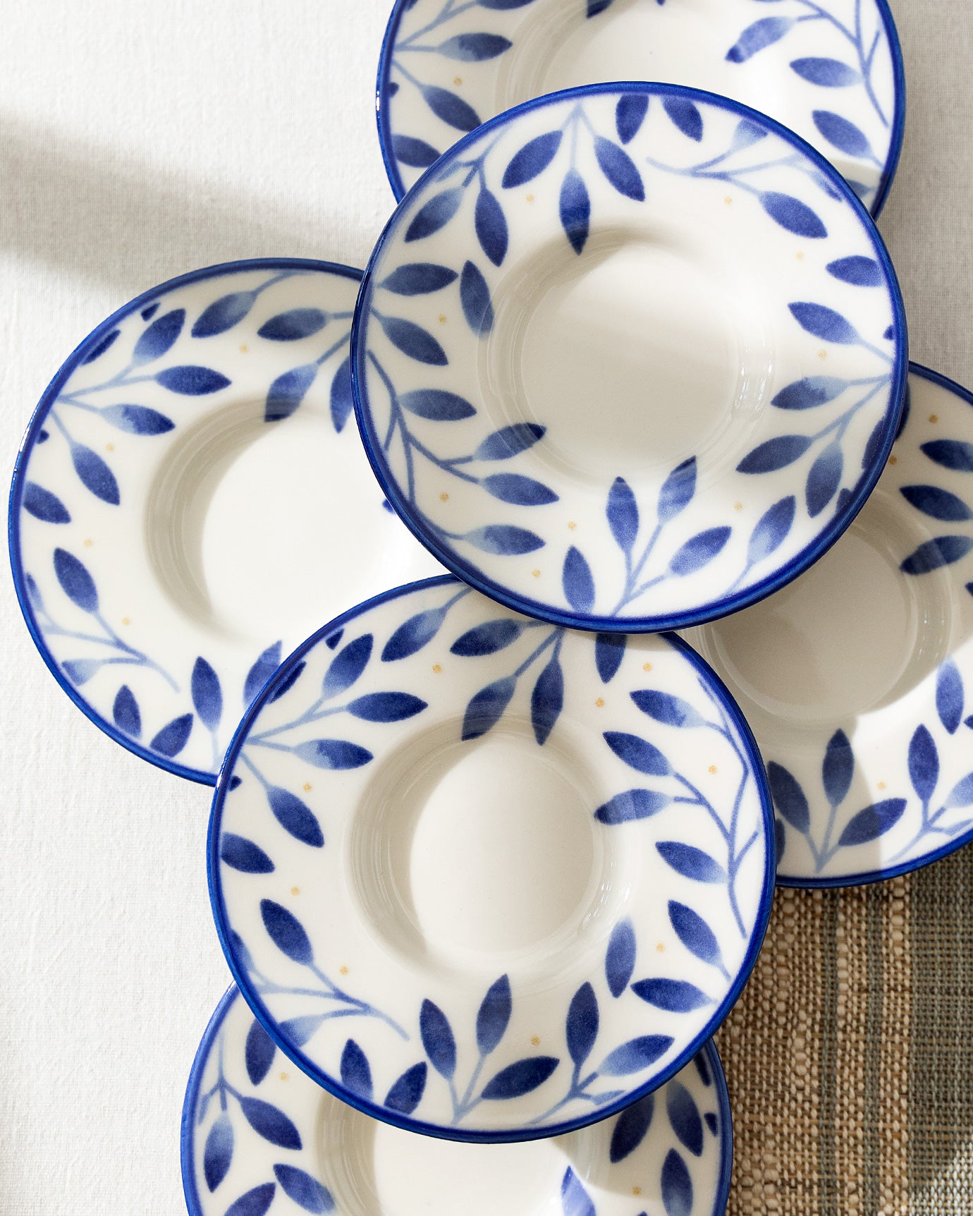 Luxe  Bifurquer 6-piece Tea Glass Saucer Set - Madame Coco JO