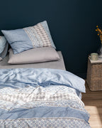 Benoit King Size Duvet Cover Set  - Ranforce Patterned - Madame Coco JO