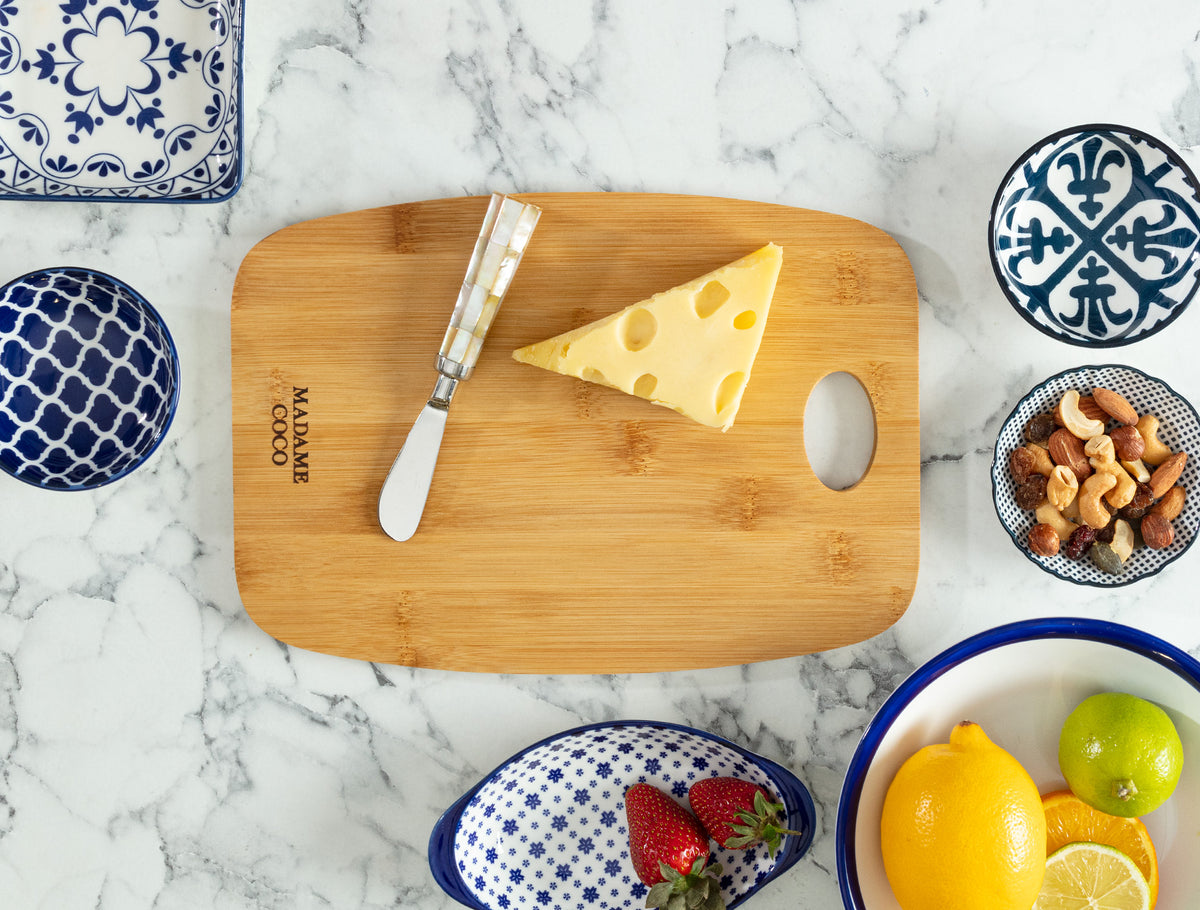 Silvain Bamboo Cutting Board 28.5x20 - Madame Coco JO