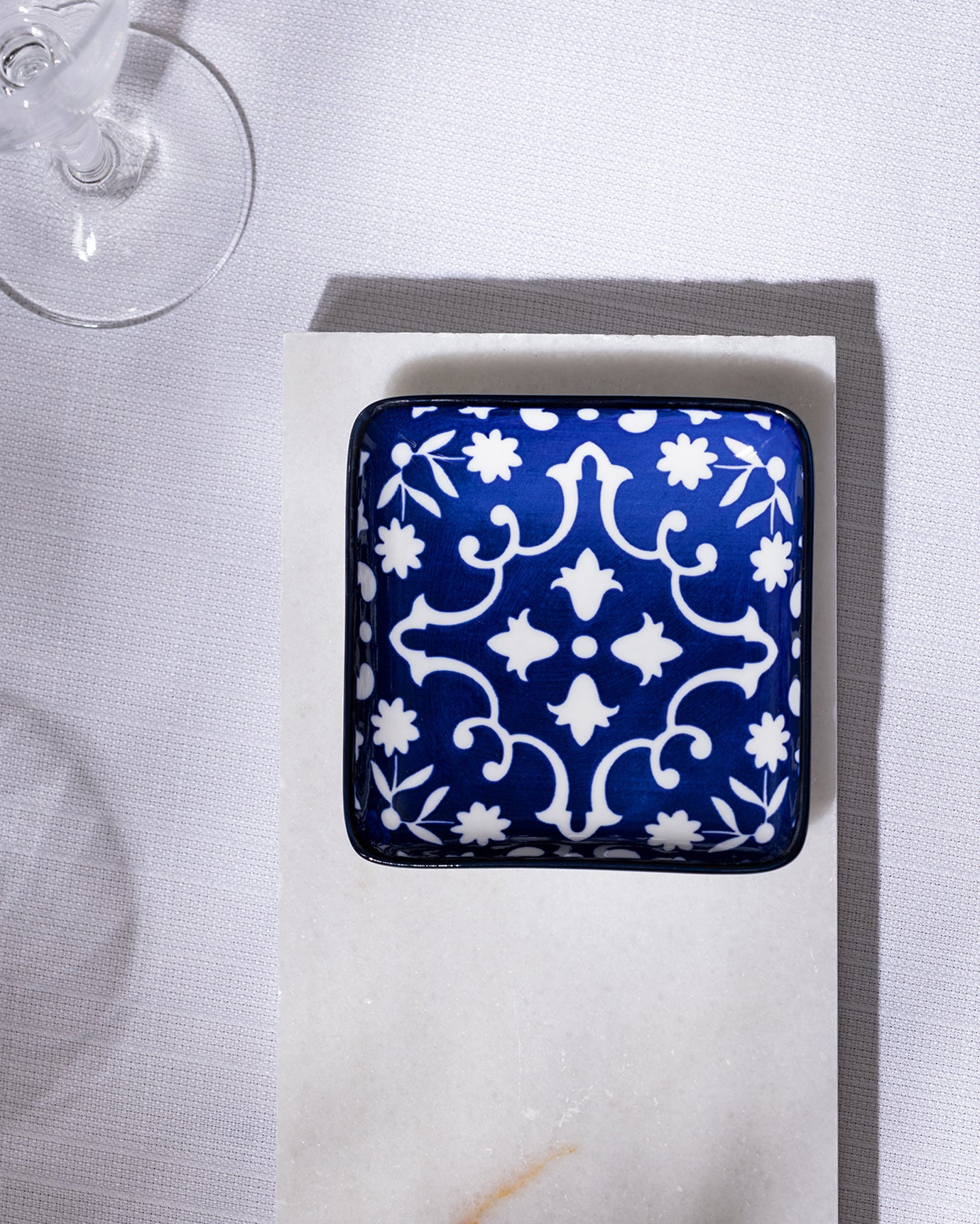 Reve Bleu Verve Square Plate - Madame Coco JO