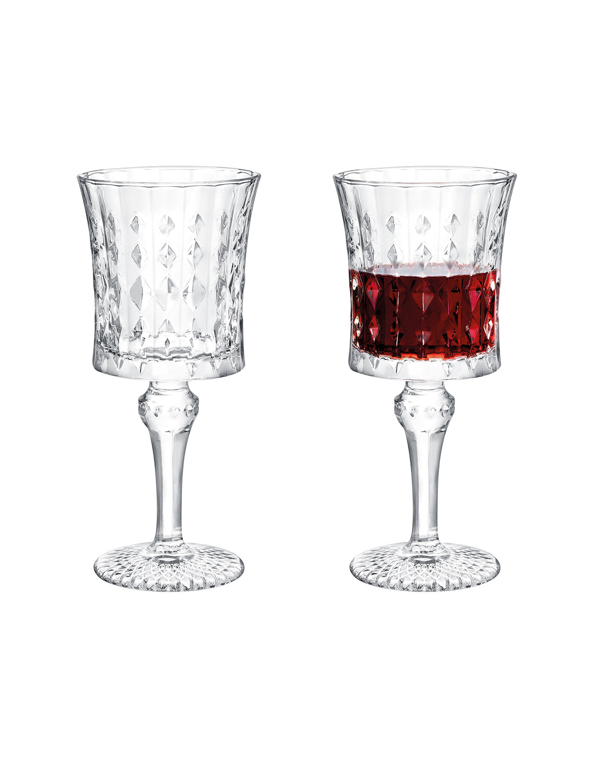 Stephanie 4-piece Tall Wine Glass Set - Madame Coco JO