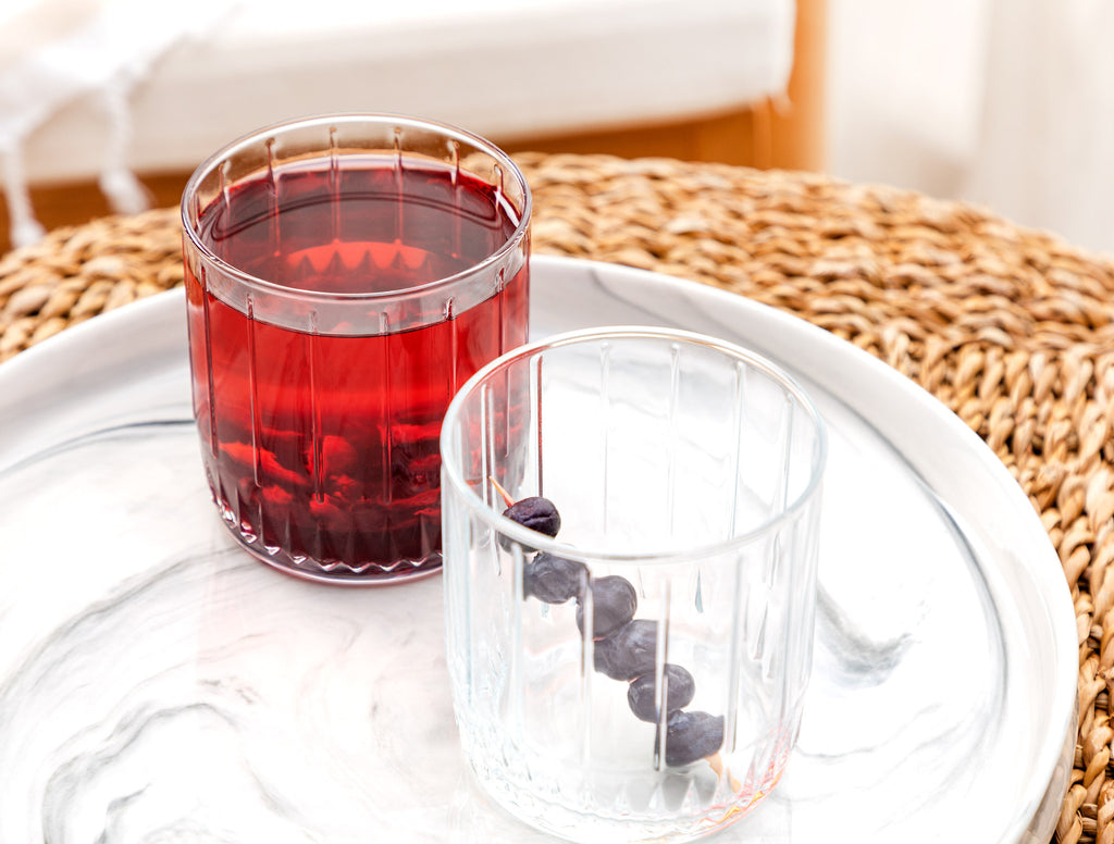Voyelle 4-piece Water Glass Set - Madame Coco JO