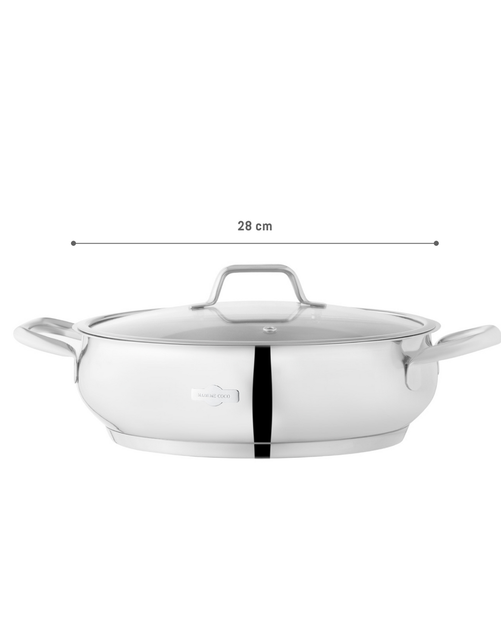 Vera Shallow Pot 28 Cm - Madame Coco JO