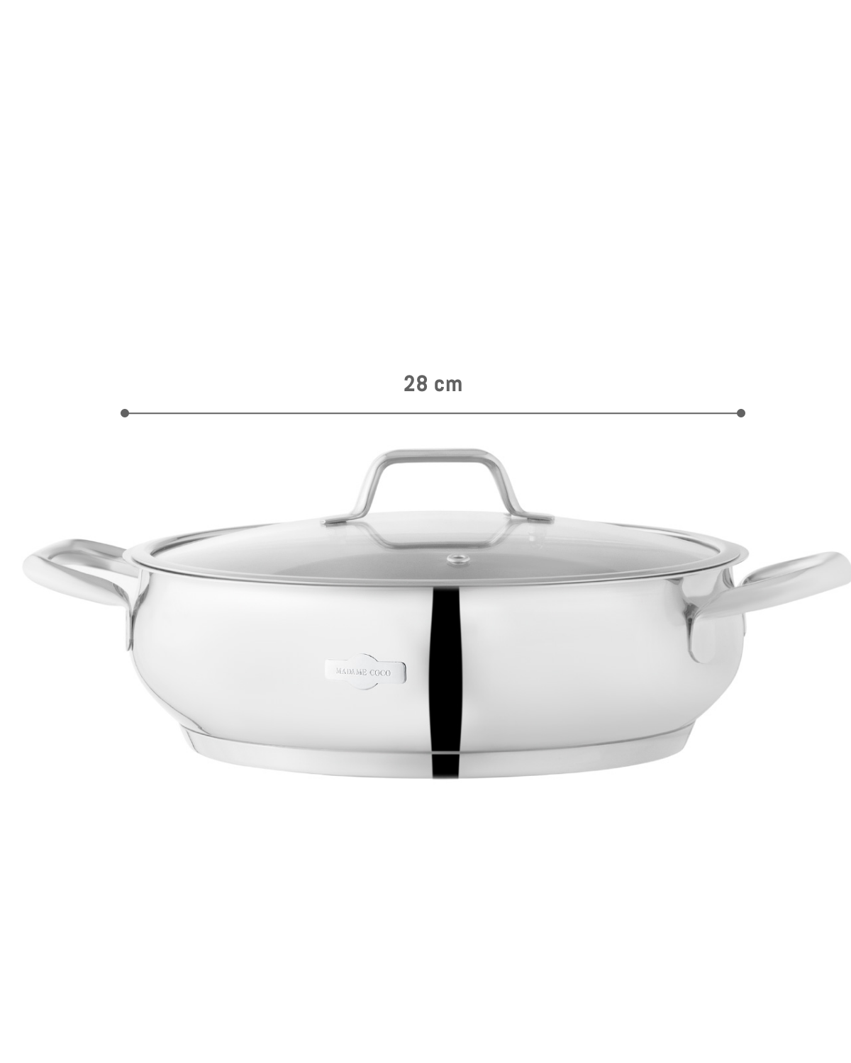 Vera Shallow Pot 28 Cm - Madame Coco JO