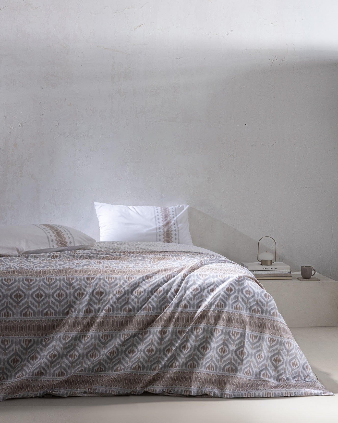 Abrial King Size Duvet Cover Set - Ranforce Patterned - Madame Coco JO