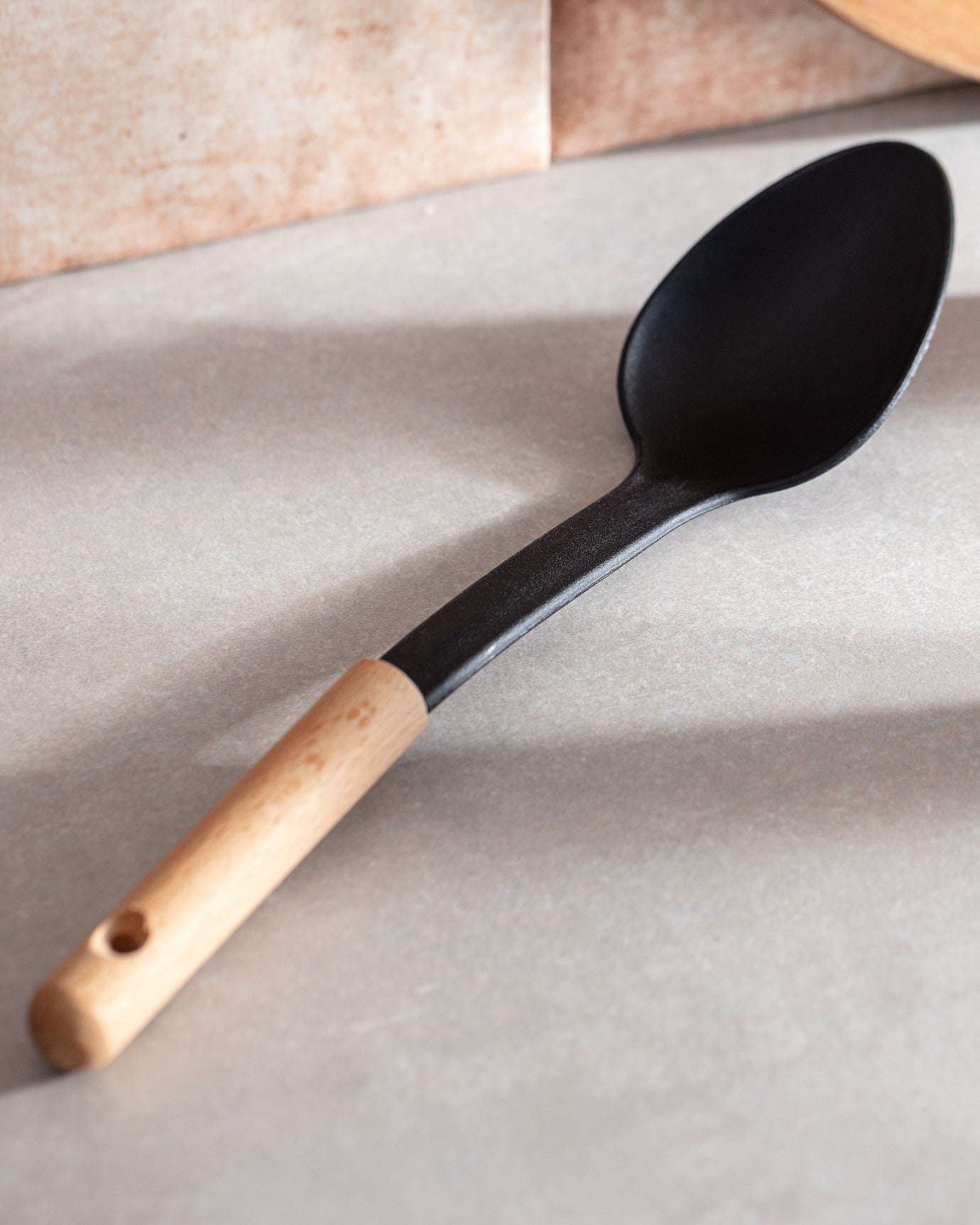 Service Spoon With Wooden Handle - Madame Coco JO