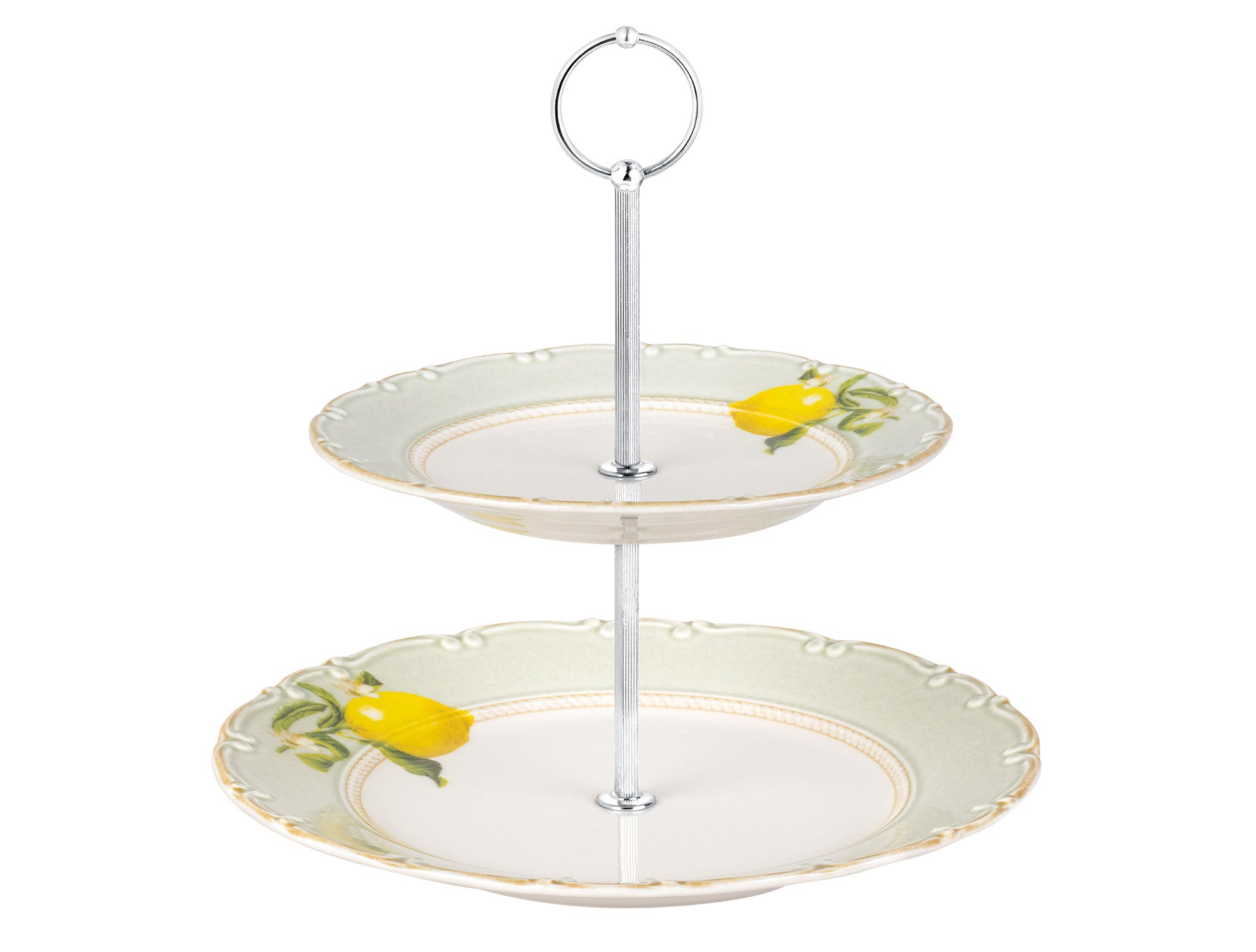 Lemon 2 Layer Cake Stand - Madame Coco JO
