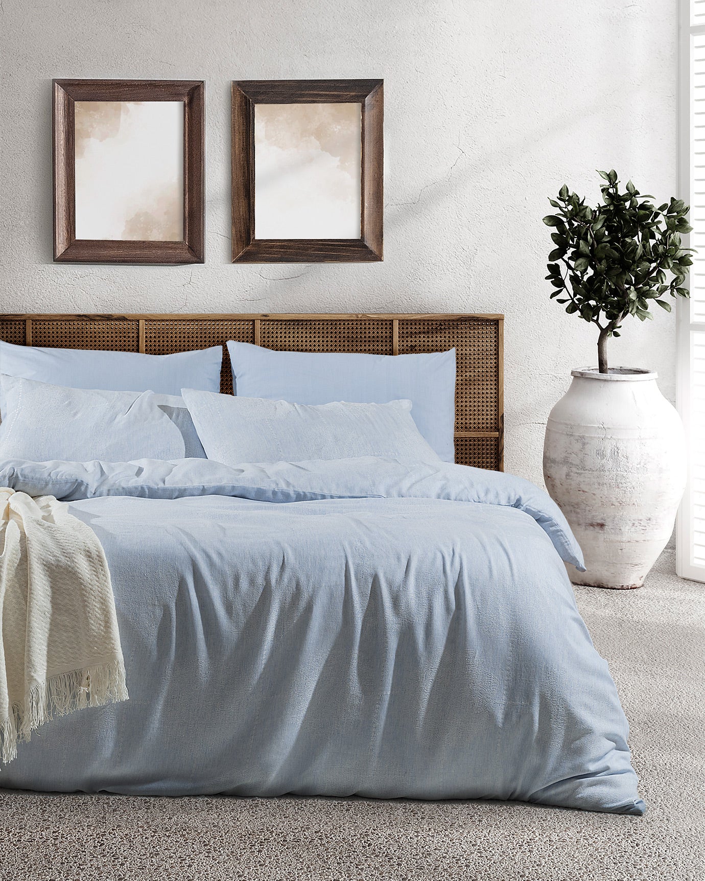 Carmeline Double Size Jacquard Duvet Cover Set - Madame Coco JO