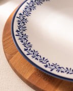 Rêve Bleu Couronne Service Plate 25 Cm - Madame Coco JO